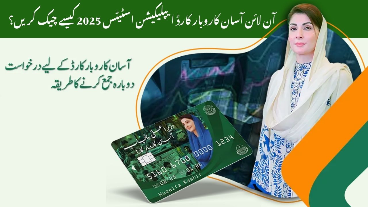 How to Check Online Asaan Karobar Card Application Status 2025?