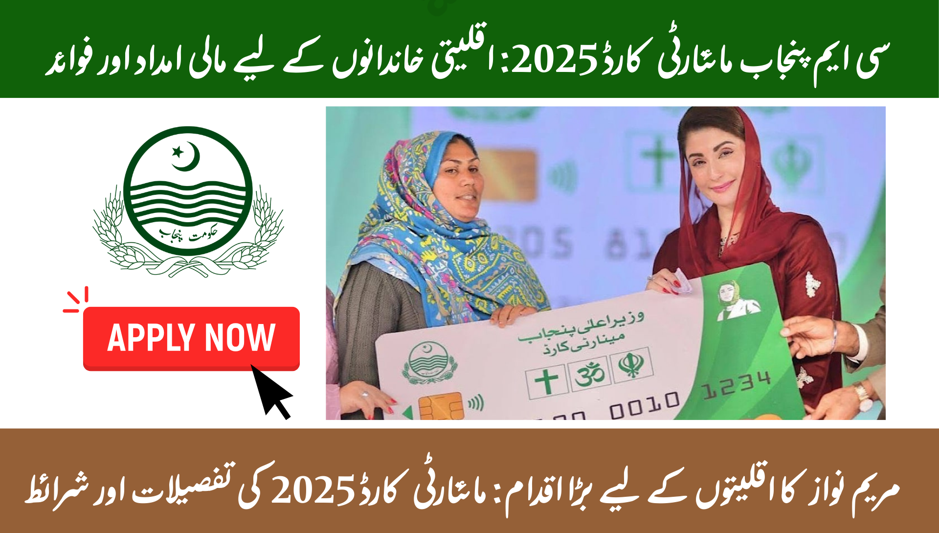 CM Punjab Minority Card 2025