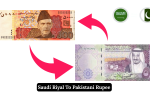 Saudi Riyal To Pakistani Rupee Latest Exchange Rate Update