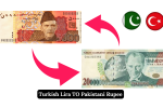 Turkish Lira TO Pakistani Rupee