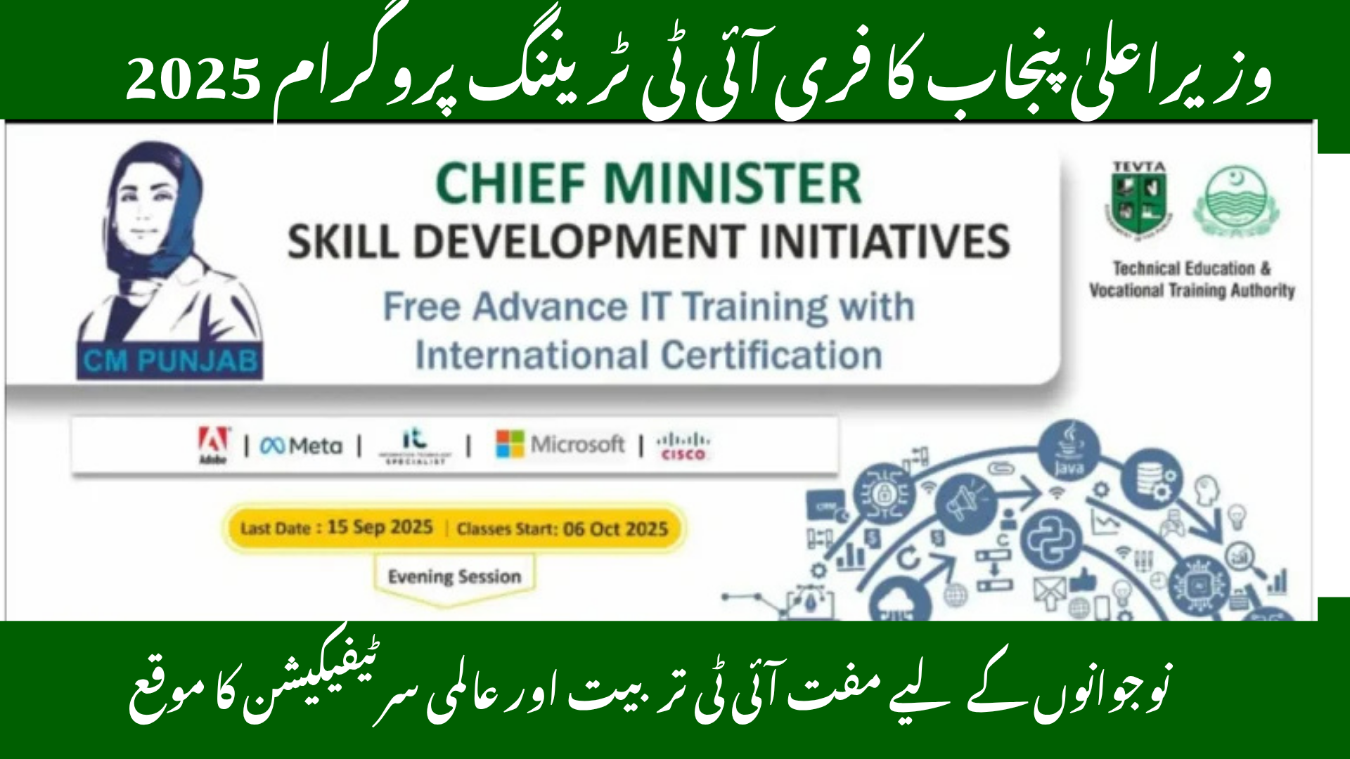 CM Punjab Skill Development Initiatives 2025 | Free Advanced IT Training & Global Certification
